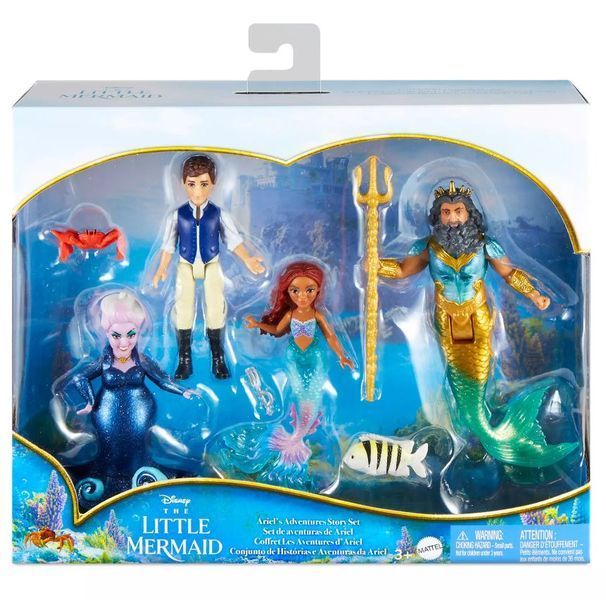 Набор фигурок Mattel Disney The Little Mermaid Ariel's Adventures Story Set 9473512135 фото