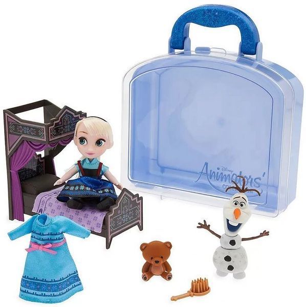 Міні-лялька Disney Animators' Collection Ельза у валізці 416121554191 фото