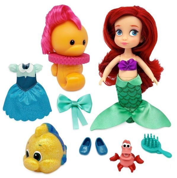 Міні-лялька Disney Animators' Collection Аріель у валізці 460024056924 фото