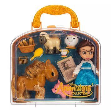Міні-лялька Disney Animators' Collection Белль у валізці 416122561341 фото
